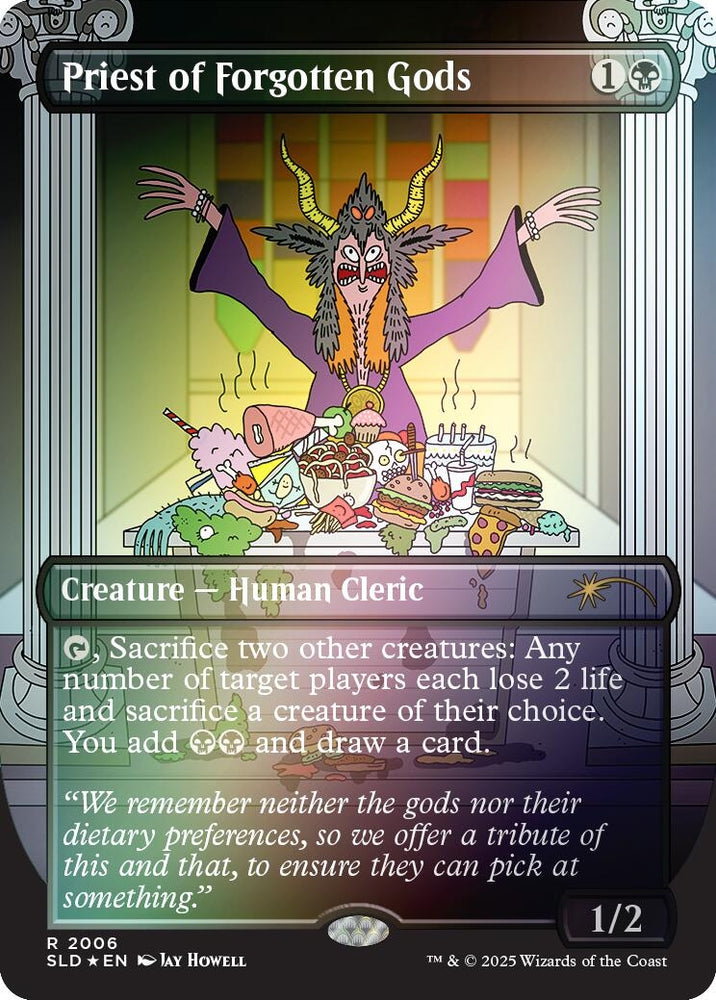 Image for Priest of Forgotten Gods (Rainbow Foil) (2006) [Secret Lair Drop Series] - Magic: The Gathering