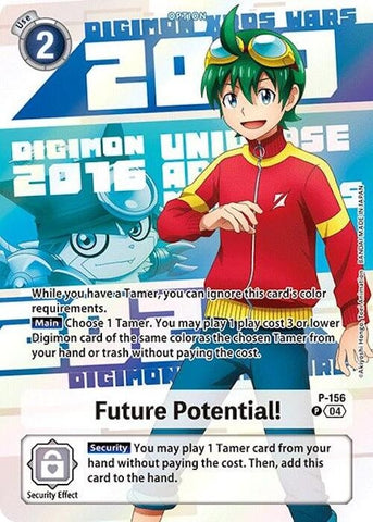 Future Potential! (Digimon Animation Series 25th Anniversary Set) (P-156 P) [Digimon Promotion Cards]