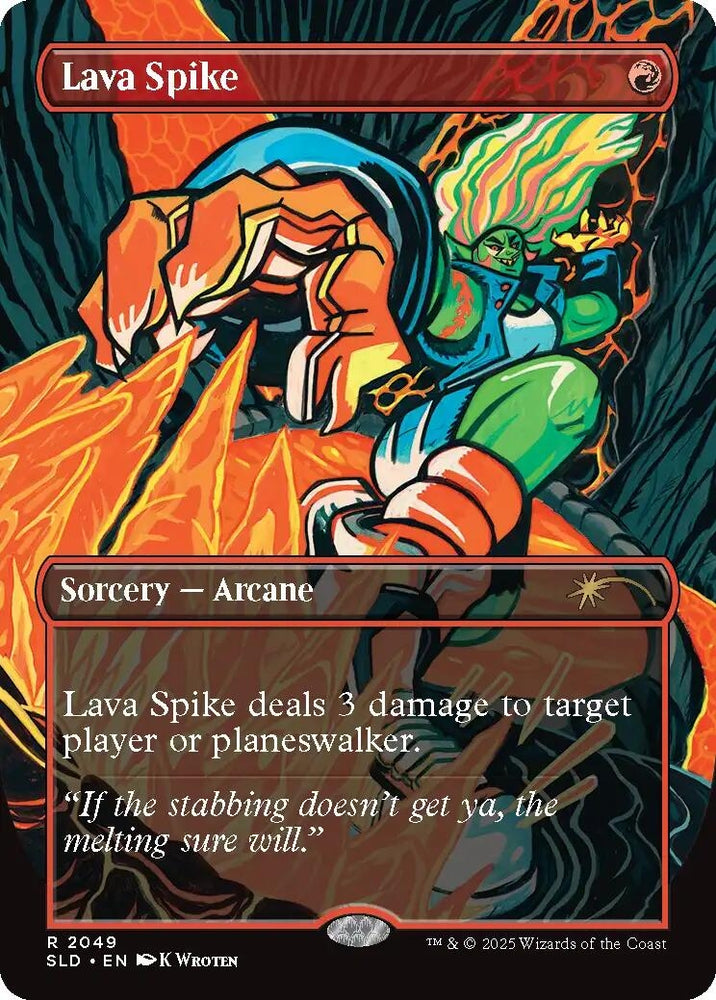 Image for Lava Spike (2049) (2049) [Secret Lair Drop Series] - Magic: The Gathering