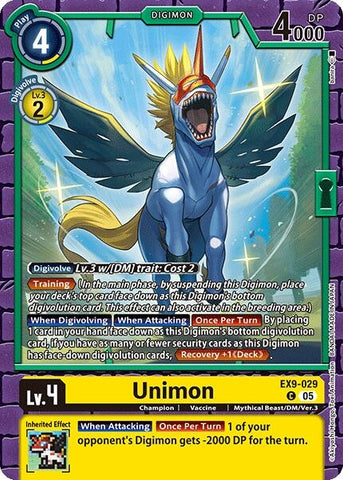 Unimon (EX9-029 C) (Versus Monsters)