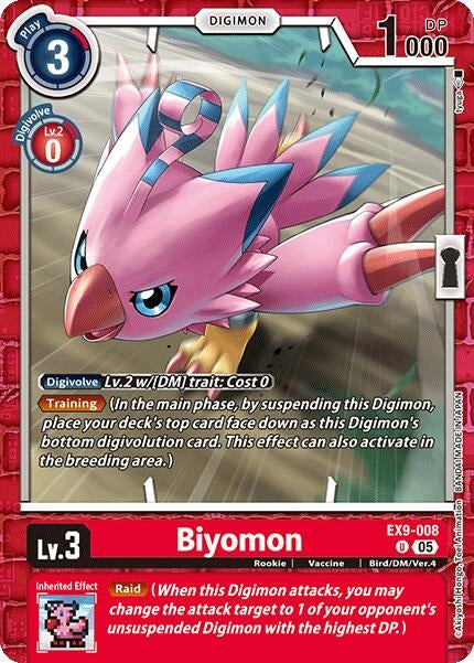 Biyomon (EX9-008 U) (Versus Monsters)