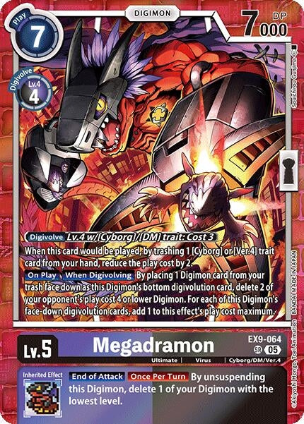 Megadramon (EX9-064 SR) (Versus Monsters)