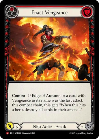 Image for Enact Vengeance (ASR008) (Armory Deck: Ira) - Flesh and Blood TCG