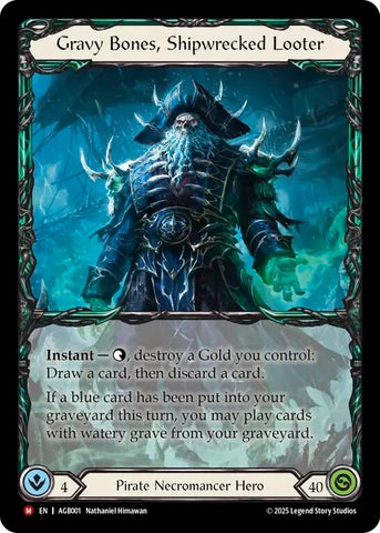 Image for Gravy Bones, Shipwrecked Looter (AGB001) (Armory Deck: Gravy Bones) - Flesh and Blood TCG