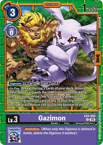 Gazimon (EX9-058 U) (Versus Monsters)
