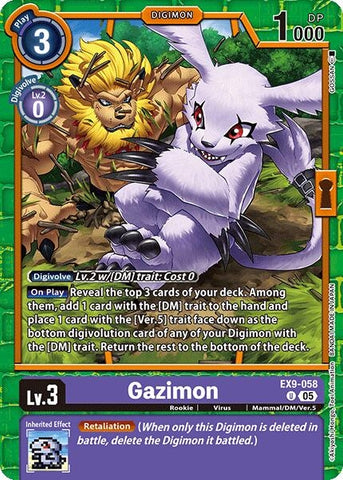 Gazimon (EX9-058 U) (Versus Monsters)