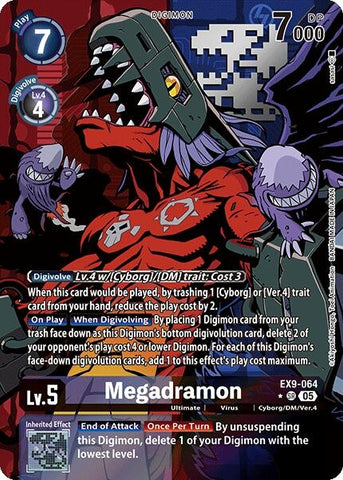 Megadramon (Alternate Art) (EX9-064 SR) (Versus Monsters)