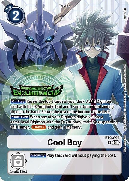 Image for Cool Boy (Evolution Cup 2025 Vol. 1) (BT9-092 R) (X Record) - Digimon Card Game