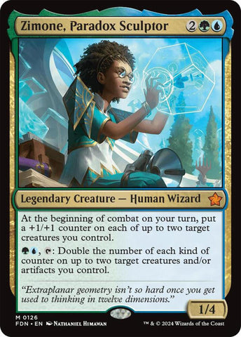 Image for Zimone, Paradox Sculptor (126) [Promo Pack: Tarkir: Dragonstorm] - Magic: The Gathering