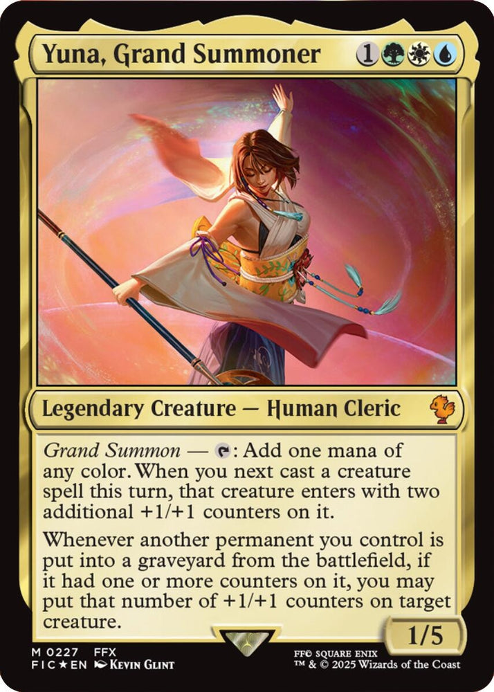 Image for Yuna, Grand Summoner (227) (Commander: FINAL FANTASY) - Magic: The Gathering