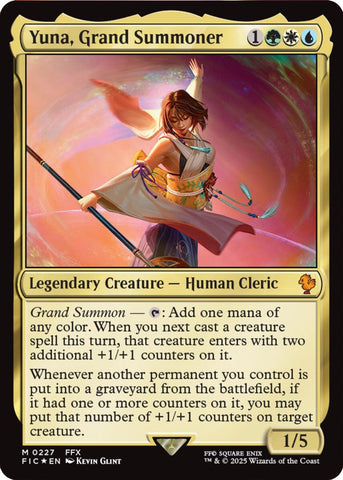 Image for Yuna, Grand Summoner (227) (Commander: FINAL FANTASY) - Magic: The Gathering