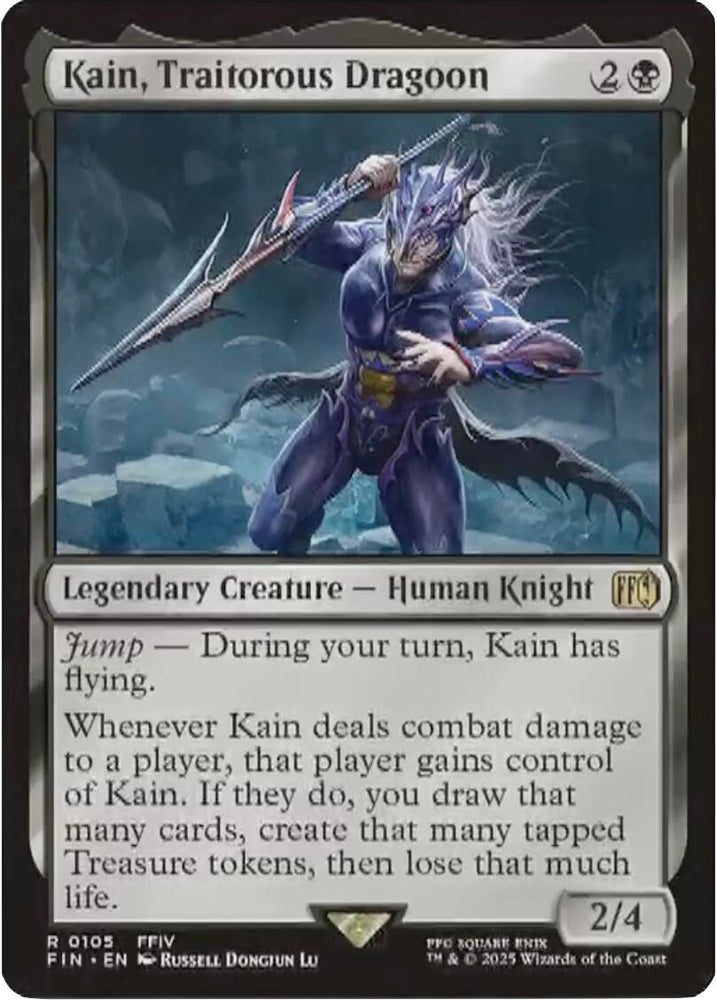 Image for Kain, Traitorous Dragoon (105) (FINAL FANTASY) - Magic: The Gathering