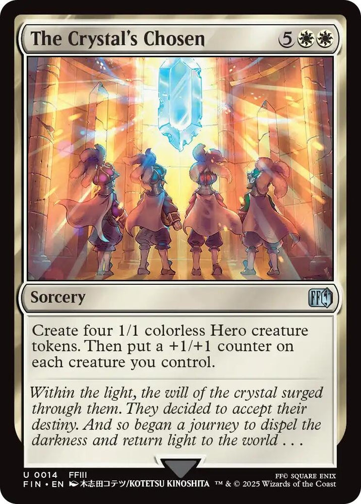 Image for The Crystal's Chosen (14) (FINAL FANTASY) - Magic: The Gathering