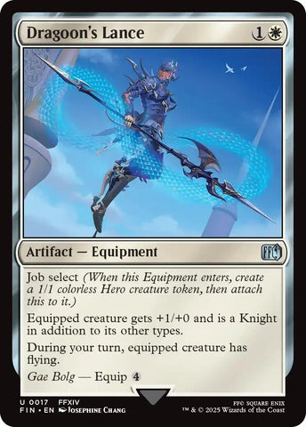 Image for Dragoon's Lance (17) (FINAL FANTASY) - Magic: The Gathering