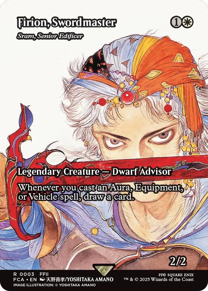 Image for Firion, Swordmaster - Sram, Senior Edificer (Showcase) (3) (FINAL FANTASY: Through the Ages) - Magic: The Gathering