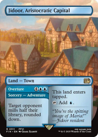 Image for Jidoor, Aristocratic Capital (Borderless) (311) (FINAL FANTASY) - Magic: The Gathering