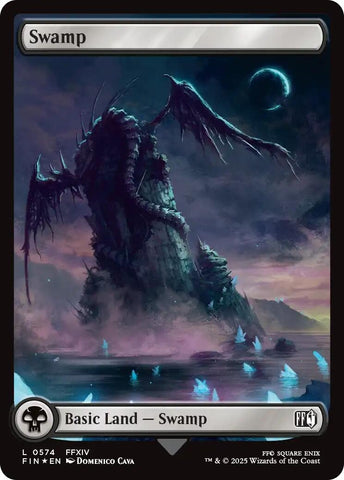 Image for Swamp (0574) (Surge Foil) (574) (FINAL FANTASY) - Magic: The Gathering