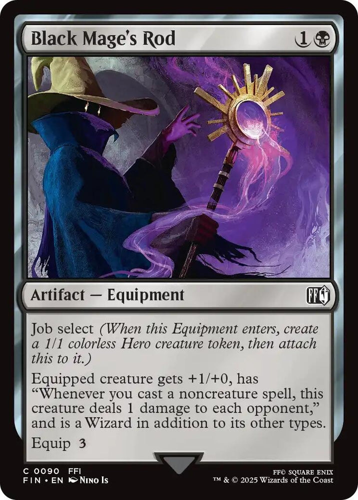 Image for Black Mage's Rod (90) (FINAL FANTASY) - Magic: The Gathering