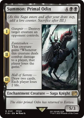 Image for Summon: Primal Odin (121) (FINAL FANTASY) - Magic: The Gathering