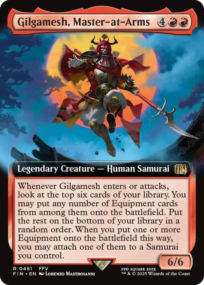 Image for Gilgamesh, Master-at-Arms (Extended Art) (461) (FINAL FANTASY) - Magic: The Gathering