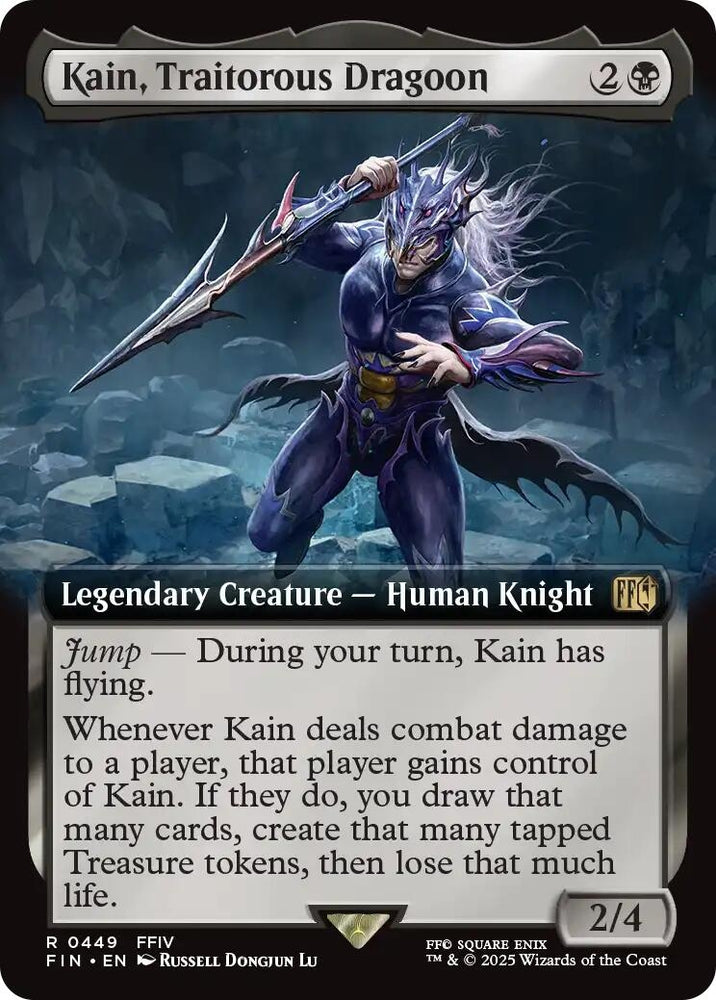 Image for Kain, Traitorous Dragoon (Extended Art) (449) (FINAL FANTASY) - Magic: The Gathering