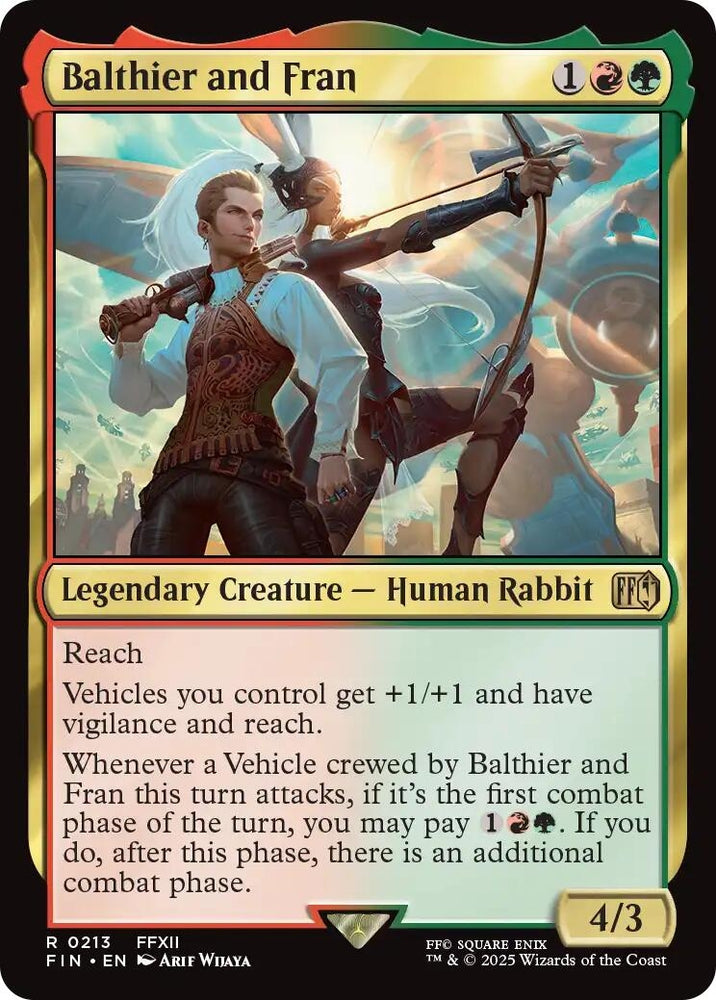 Image for Balthier and Fran (213) (FINAL FANTASY) - Magic: The Gathering
