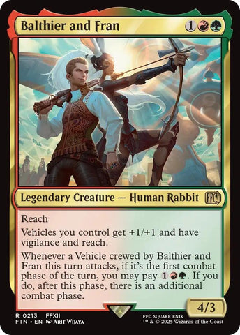Image for Balthier and Fran (213) (FINAL FANTASY) - Magic: The Gathering