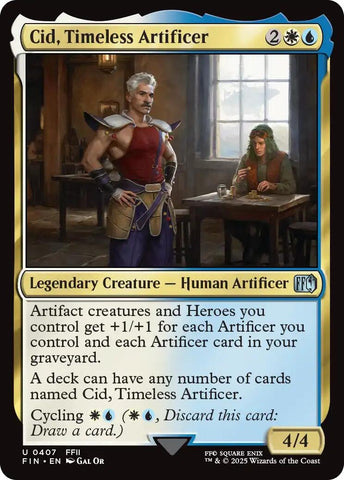 Image for Cid, Timeless Artificer (0407) (407) (FINAL FANTASY) - Magic: The Gathering