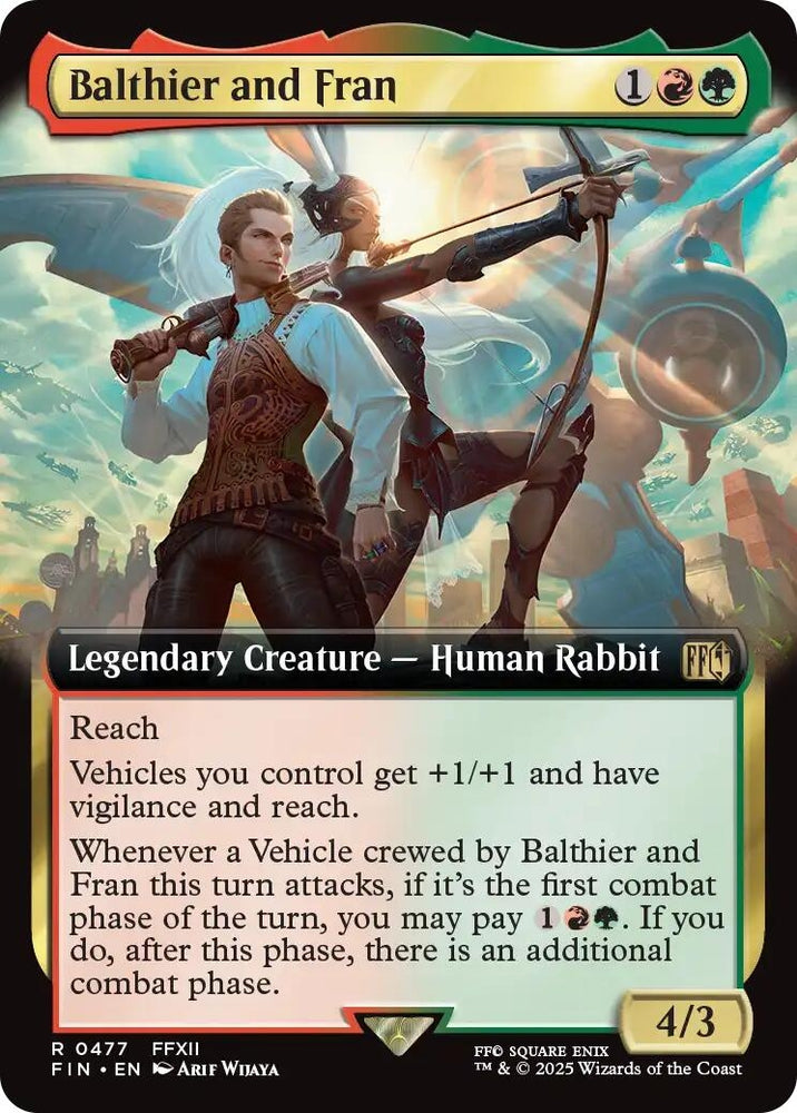Image for Balthier and Fran (Extended Art) (477) (FINAL FANTASY) - Magic: The Gathering