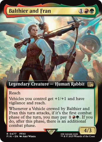Image for Balthier and Fran (Extended Art) (477) (FINAL FANTASY) - Magic: The Gathering