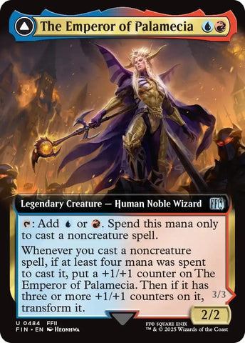 Image for The Emperor of Palamecia (Extended Art) (484) (FINAL FANTASY) - Magic: The Gathering