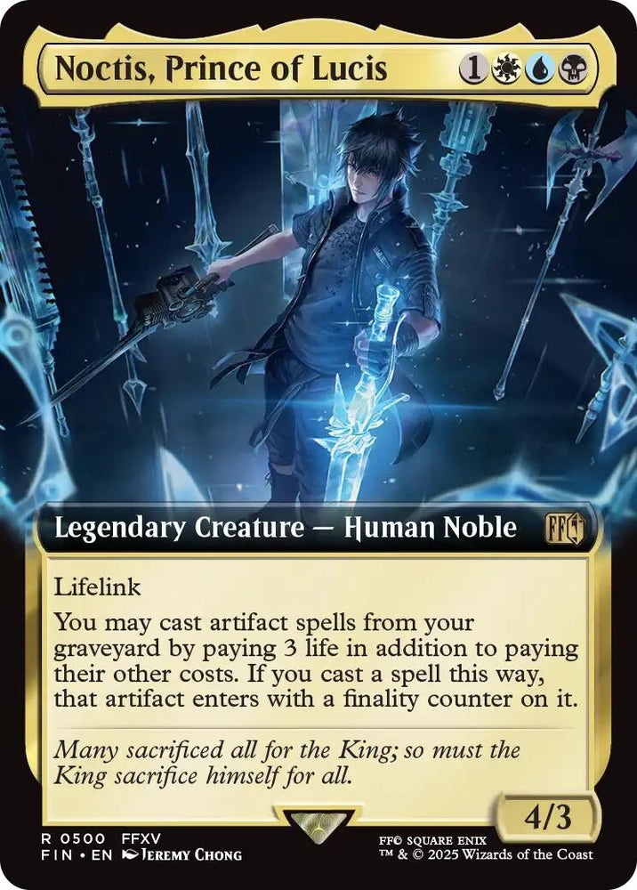 Image for Noctis, Prince of Lucis (Extended Art) (500) (FINAL FANTASY) - Magic: The Gathering