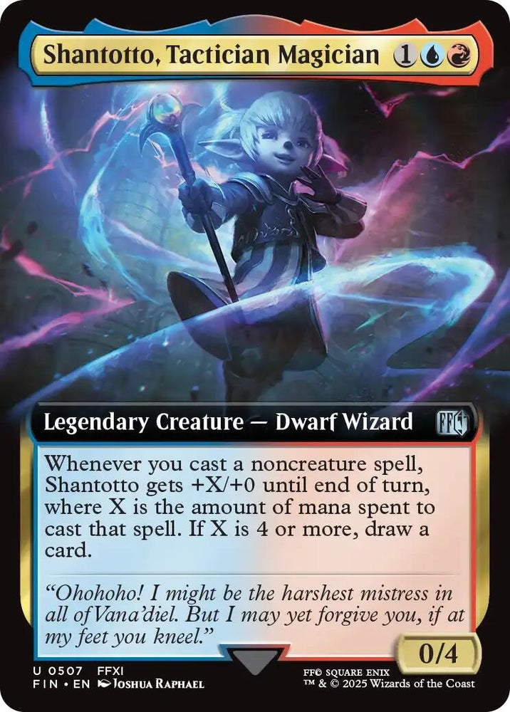 Image for Shantotto, Tactician Magician (Extended Art) (507) (FINAL FANTASY) - Magic: The Gathering