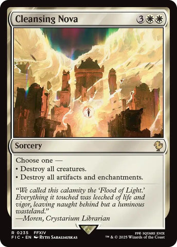 Image for Cleansing Nova (235) (Commander: FINAL FANTASY) - Magic: The Gathering