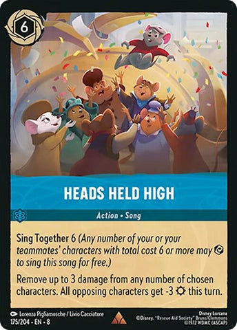 Image for Heads Held High (175/204) (Reign of Jafar) - Disney Lorcana