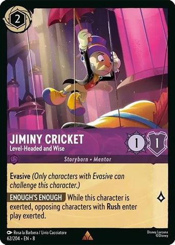 Jiminy Cricket - Level-Headed and Wise (62/204) [Reign of Jafar]