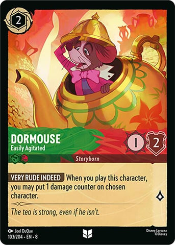 Image for Doormouse - Easily Agitated (103/204) (Reign of Jafar) - Disney Lorcana