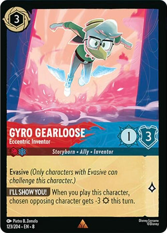 Image for Gyro Gearloose - Eccentric Inventor (123/204) (Reign of Jafar) - Disney Lorcana