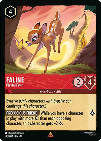 Image for Faline - Playful Fawn (145/204) (Reign of Jafar) - Disney Lorcana