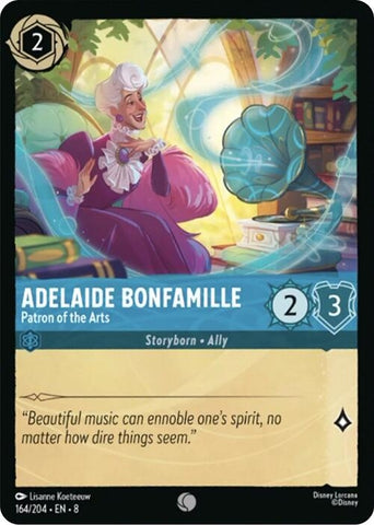 Image for Adelaide Bonfamille - Patron of the Arts (164/204) (Reign of Jafar) - Disney Lorcana