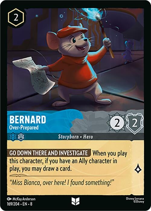 Image for Bernard - Over Prepared (169/204) (Reign of Jafar) - Disney Lorcana