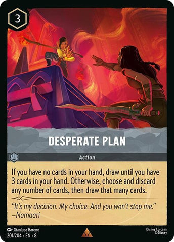 Image for Desperate Plan (201/204) (Reign of Jafar) - Disney Lorcana