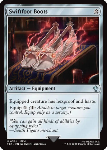 Image for Swiftfoot Boots (361) (Commander: FINAL FANTASY) - Magic: The Gathering