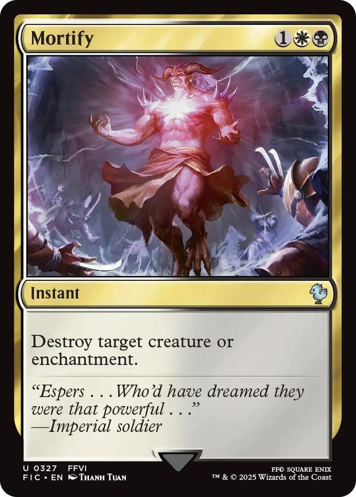 Image for Mortify (327) (Commander: FINAL FANTASY) - Magic: The Gathering
