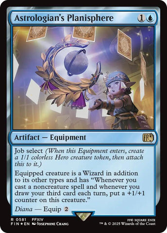 Image for Astrologian's Planisphere (Surge Foil) (581) (FINAL FANTASY) - Magic: The Gathering