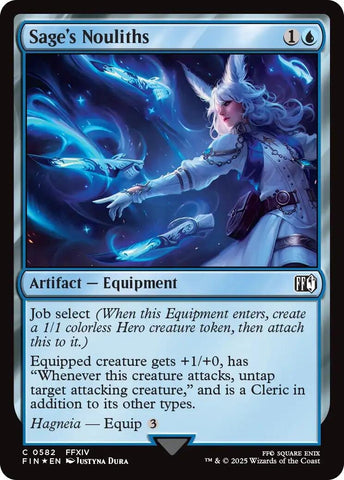 Image for Sage's Nouliths (Surge Foil) (582) (FINAL FANTASY) - Magic: The Gathering