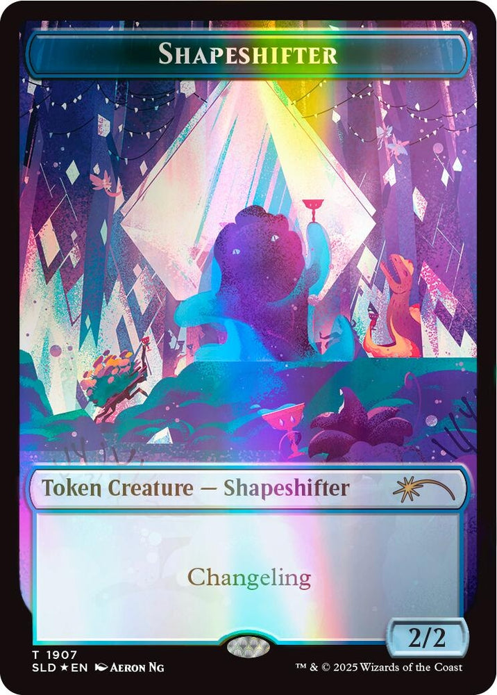 Image for Shapeshifter Token (1907) (Double Rainbow Foil) (1907) [Secret Lair Drop Series] - Magic: The Gathering