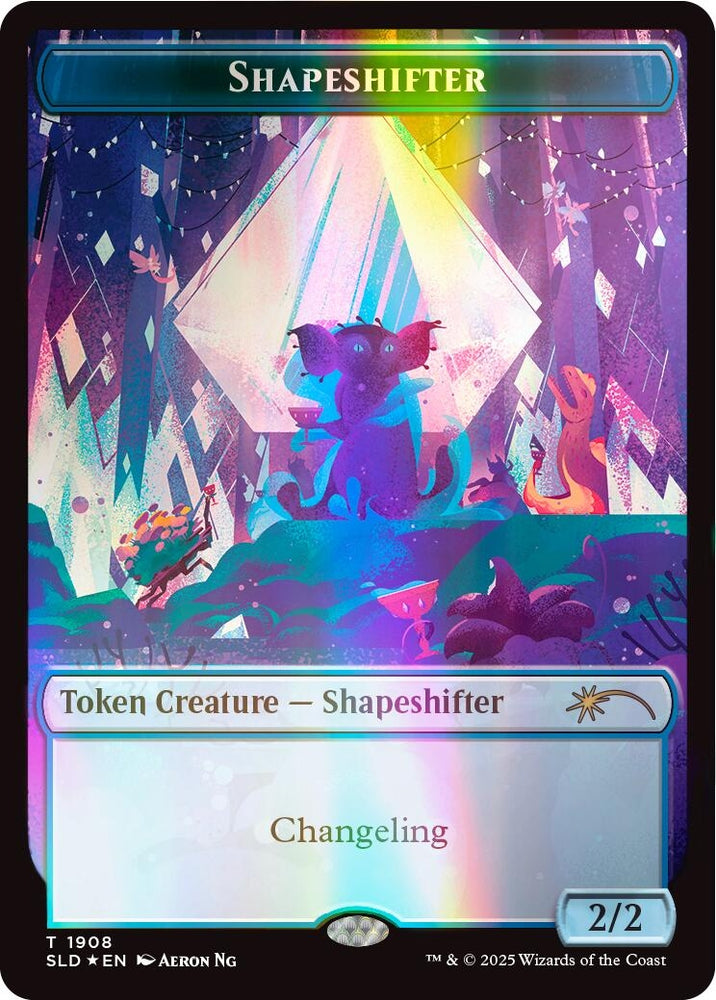 Image for Shapeshifter Token (1908) (Double Rainbow Foil) (1908) [Secret Lair Drop Series] - Magic: The Gathering