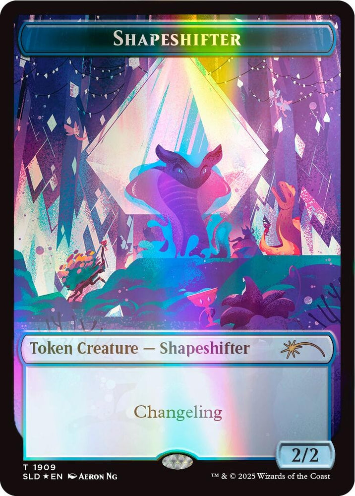 Image for Shapeshifter Token (1909) (Double Rainbow Foil) (1909) [Secret Lair Drop Series] - Magic: The Gathering