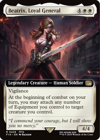 Image for Beatrix, Loyal General (Extended Art) (426) (FINAL FANTASY) - Magic: The Gathering
